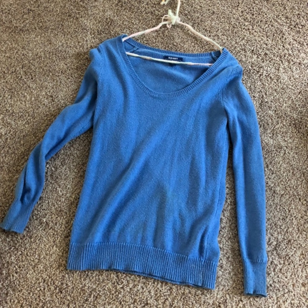 Blue sweater
